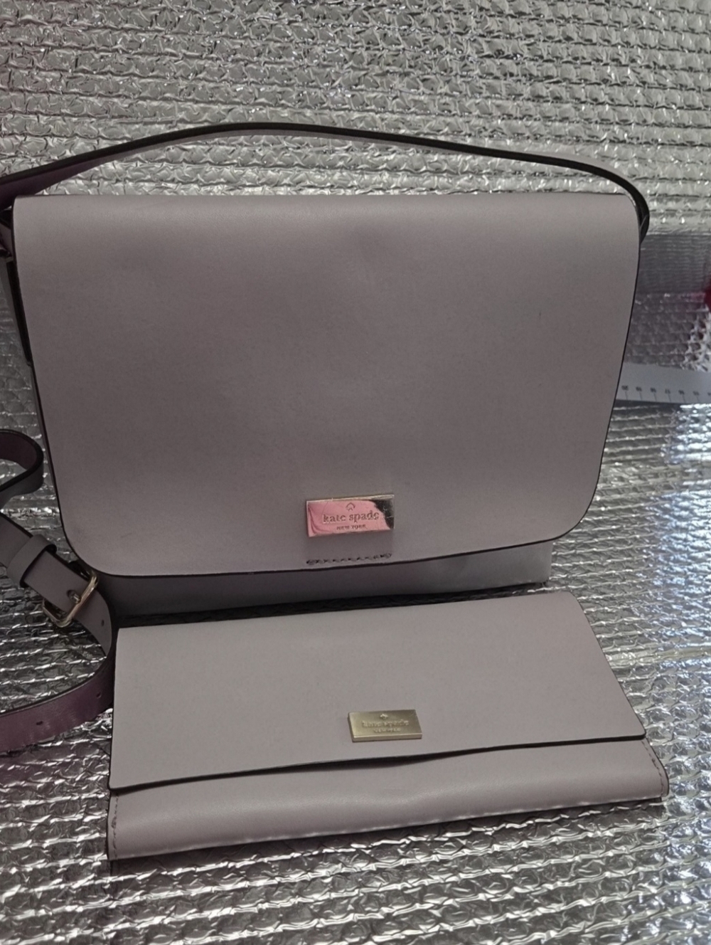kate spade Light Plum Purple Crossbody with Wallet
